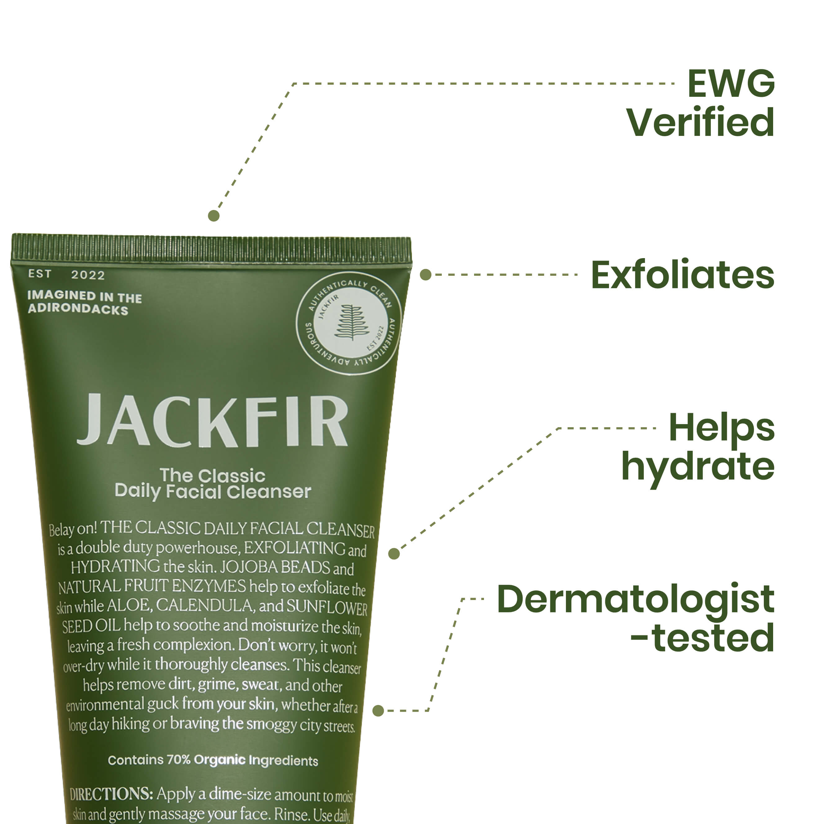 Clean Skin Care Routine Set | The Facekit Bundle by Jackfir